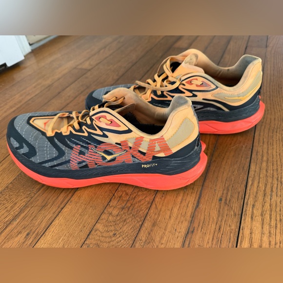Hoka One One Other - Hoka One One Orange and Black Athletic Shoes for Performance
